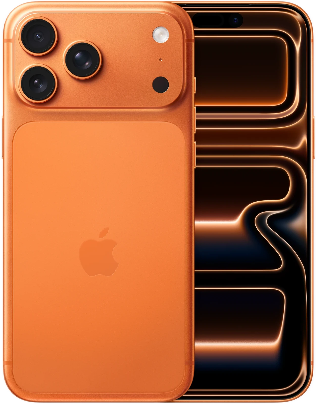 iPhone 17 Pro Max in Cosmic Orange